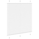 ROLETA PLISOWANA BIAŁA 120X150CM SZEROKOŚĆ TKANINY 119,4CM