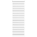 ROLETA ZEBRA BIAŁA SZEROKOŚĆ TKANINY 70,9CM POLIESTER