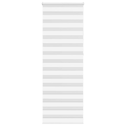 ROLETA ZEBRA BIAŁA SZEROKOŚĆ TKANINY 70,9CM POLIESTER