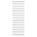 ROLETA ZEBRA BIAŁA SZEROKOŚĆ TKANINY 75,9CM POLIESTER