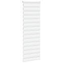 ROLETA ZEBRA BIAŁA SZEROKOŚĆ TKANINY 75,9CM POLIESTER