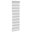 ROLETA ZEBRA JASNOSZARA SZEROKOŚĆ TKANINY 35,9CM POLIESTER