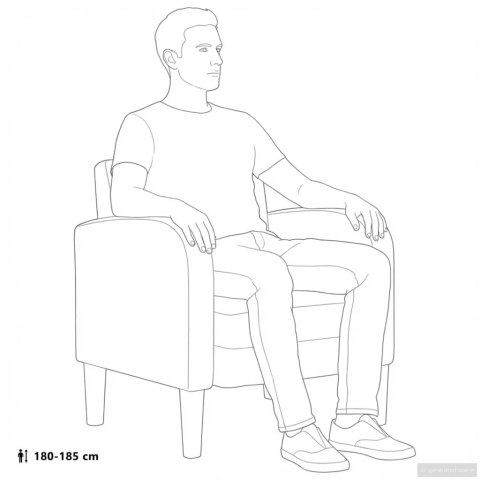 VidaXL Sofa Fotel z Podłokietnikami Szary 54 cm Skóra ekologiczna