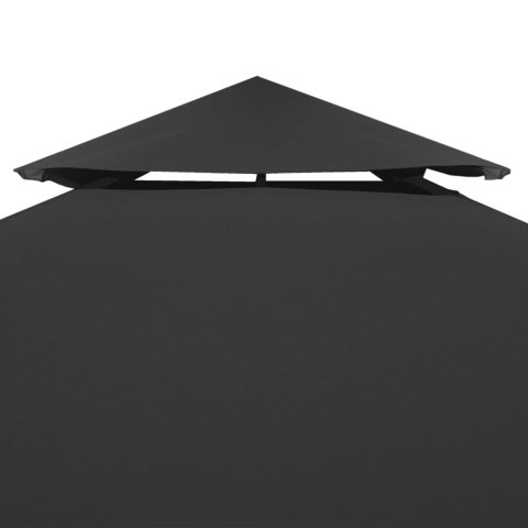 ZADASZENIE ALTANY OGRODOWEJ 310G/M² CIEMNOSZARY 3X3M