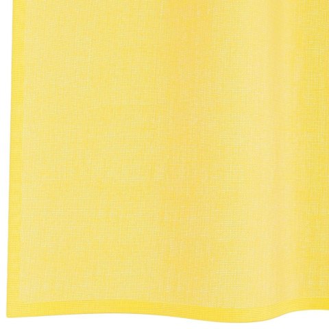 ZASŁONY WOALOWE Z PĘTELKAMI 2 SZT. ŻÓŁTE 140X225CM