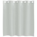 ZASŁONY WOALOWE Z PRZELOTKAMI 2 SZT. JASNOSZARY 140X140CM