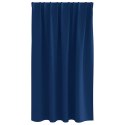 FIRANY BLACKOUT Z KÓŁKAMI 2 SZT. CIEMNONIEBIESKI 140X140CM