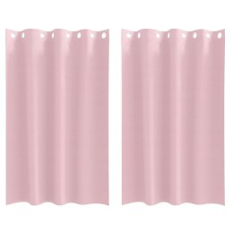 FIRANY BLACKOUT Z KÓŁKAMI 2 SZT. DZIECIĘCY RÓŻ 175X140CM