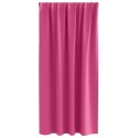 FIRANY BLACKOUT Z KÓŁKAMI 2 SZT. JASNORÓŻOWY 175X140CM