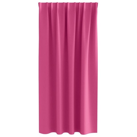 FIRANY BLACKOUT Z KÓŁKAMI 2 SZT. JASNORÓŻOWY 175X140CM