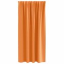 FIRANY BLACKOUT Z KÓŁKAMI 2 SZT. POMARAŃCZOWY 175X140CM