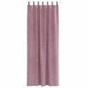ZASŁONY ZACIEMNIAJĄCE 2 SZT. CIEMNY RÓŻ 140X245CM AKSAMIT