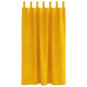 ZASŁONY ZACIEMNIAJĄCE 2 SZT. MUSZTARDOWY ŻÓŁTY 140X175CM