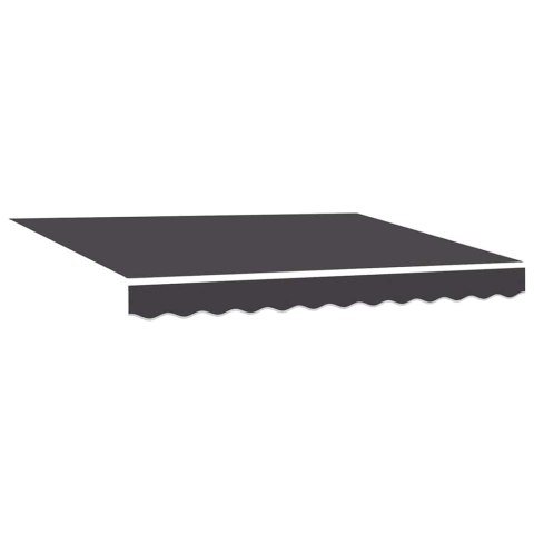 POSZYCIE TKANINA DO MARKIZY ODPORNA NA UV/WODĘ MOCNA ANTRACYT 330X195CM