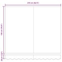 POSZYCIE TKANINA DO MARKIZY ODPORNA NA UV/WODĘ MOCNA KREMOWY 235X195CM