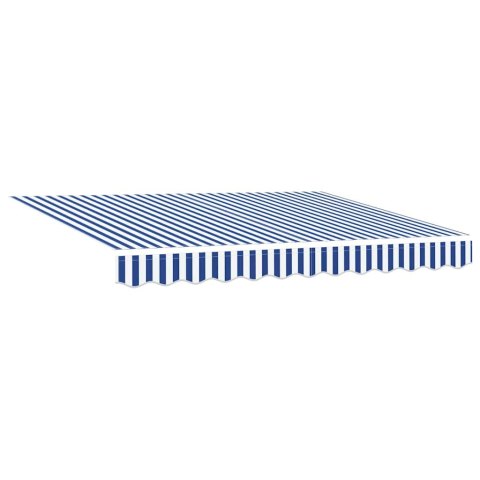 POSZYCIE TKANINA DO MARKIZY ODPORNA NA UV/WODĘ MOCNA NIEB/BIAŁY 330X195CM