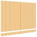 POSZYCIE TKANINA DO MARKIZY ODPORNA NA UV/WODĘ MOCNA ŻÓŁTY I BIAŁY 330X195CM