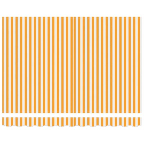 POSZYCIE TKANINA DO MARKIZY ODPORNA NA UV/WODĘ MOCNA ŻÓŁTY I BIAŁY 330X195CM