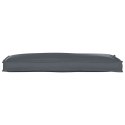 PODUSZKA ANTRACYT 110X40X8CM MATERIAŁ OXFORD