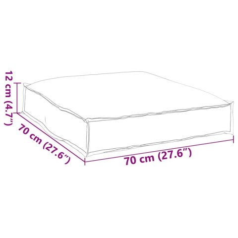 PODUSZKA KWIATOWY WIELOKOLOROWE 70X70X12CM MATERIAŁ OXFORD