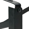 NOGA STOŁU PIWNEGO NOGI DO STOŁU 2 SZT. CZARNE 39X3X75CM STALOWE