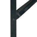 NOGA STOŁU PIWNEGO NOGI DO STOŁU 2 SZT. CZARNE 39X3X75CM STALOWE
