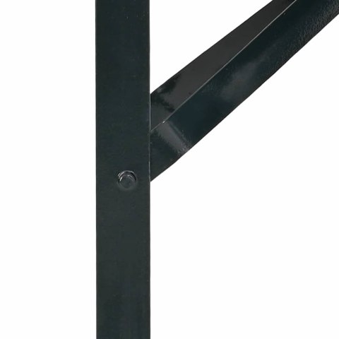 NOGA STOŁU PIWNEGO NOGI DO STOŁU 2 SZT. CZARNE 39X3X75CM STALOWE