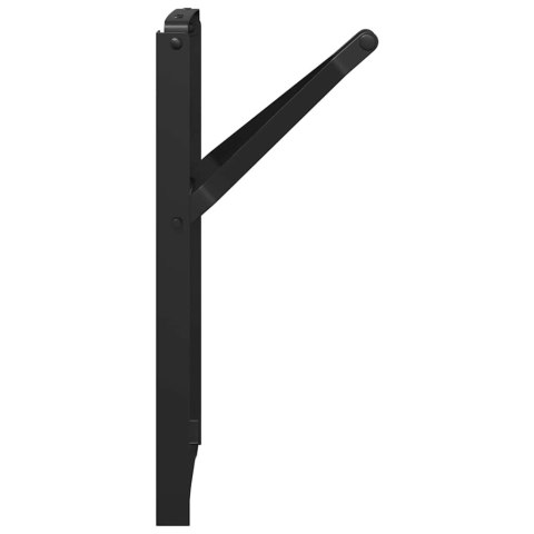 NOGI DO ŁAWKI PIWNEJ CZARNY STAL MALOWANA PROSZKOWO