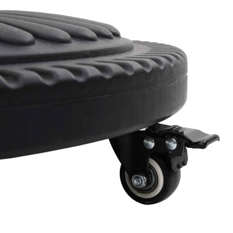 PODSTAWA DO PARASOLA ART DECO CZARNY Ø 45X39.5CM ŻELAZO