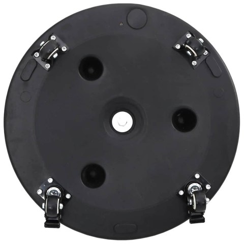 PODSTAWA DO PARASOLA ART DECO CZARNY Ø 45X39,5CM ŻELAZO