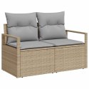SOFA OGRODOWA Z PODUSZKĄ 120X62X69CM POLIRATTAN