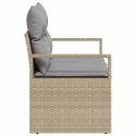SOFA OGRODOWA Z PODUSZKĄ 120X62X69CM POLIRATTAN