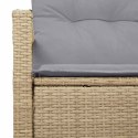 SOFA OGRODOWA Z PODUSZKĄ 120X62X69CM POLIRATTAN