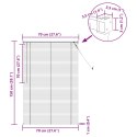 ŻALUZJA WENECKA Z REGULACJĄ BIAŁY 150X70CM PVC