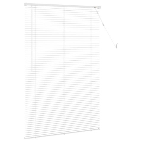ŻALUZJA WENECKA Z REGULACJĄ BIAŁY 150X90CM PVC