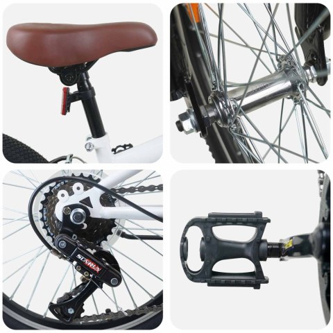ROWER GÓRSKI DZIECIĘCY 24 CALI 6-SPEED DLA DZIECI W WIEKU 8-12 LAT