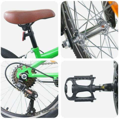 ROWER GÓRSKI DZIECIĘCY 24 CALI 6-SPEED DLA DZIECI W WIEKU 8-12 LAT