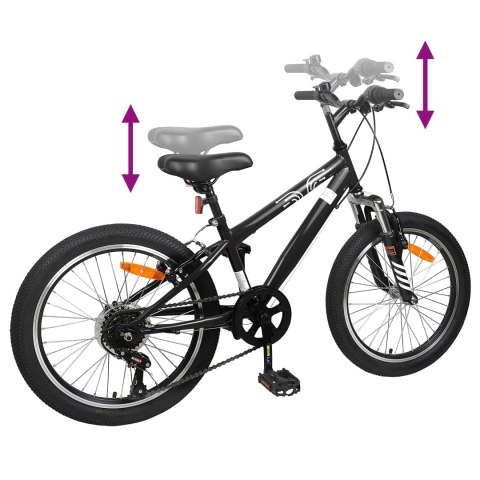 KIDS MOUNTAIN BIKE 24 CALI 6-SPEED DLA DZIECI W WIEKU 8-12 LAT
