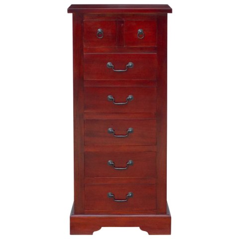 KOMODA Z SZUFLADAMI Z SZUFLADĄ BRĄZOWY 45X35X100,5CM