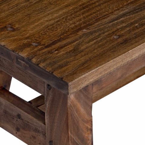 ŁAWKA NATURALNY 30X20X20CM DREWNO MAHONIOWE