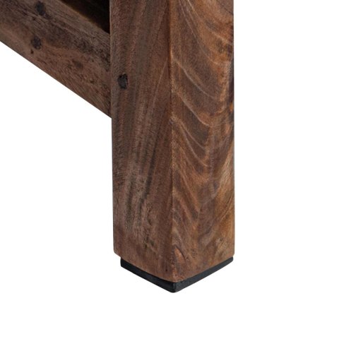 ŁAWKA NATURALNY 30X20X20CM DREWNO MAHONIOWE