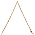 ŁUK ŚLUBNY JASNY BRĄZ 202X95X254CM LITE DREWNO SOSNOWE