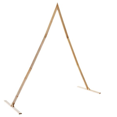 ŁUK ŚLUBNY JASNY BRĄZ 202X95X254CM LITE DREWNO SOSNOWE