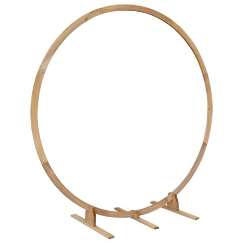 ŁUK ŚLUBNY JASNY BRĄZ 224X80X220CM LITE DREWNO SOSNOWE