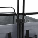 SKŁADANY WÓZEK RĘCZNY SZARY 89X63X96CM