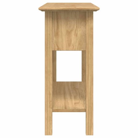 KONSOLA Z SZUFLADĄ BODO MIODOWY BRĄZ 91X34.7X74CM