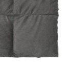LETNI KOŁDRA KWIŁTOWANY JASNOSZARY 220X240CM MIKROFIBRA