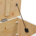 SKRZYNIA 90X40X45CM BIAŁA MIODOWY BRĄZ LITE DREWNO SOSNA KUFER BOX SCHOWEK