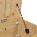SKRZYNIA 90X40X45 CM MIODOWY BRĄZ LITE DREWNO SOSNA KUFER BOX PRZECHOWYWANIE
