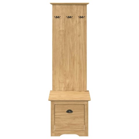 SZAFKA DO KORYTARZA BODO MIODOWY BRĄZ 50X40X156,7CM